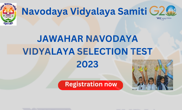 Jawahar Navodaya Vidyalaya selection Test 2023